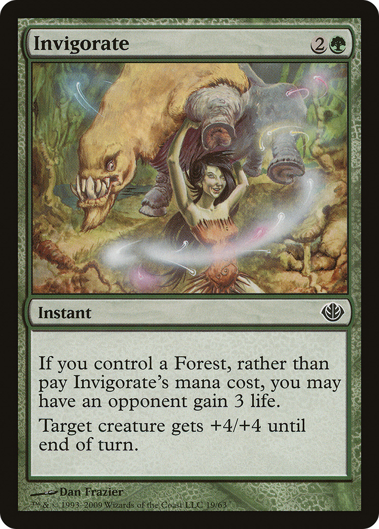 {C} Invigorate [Duel Decks: Garruk vs. Liliana][DDD 019]