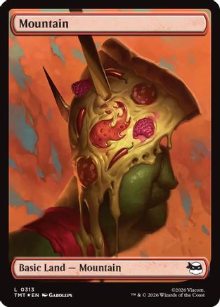 Mountain (0313) (Surge Foil) [TMT 313]  Foil