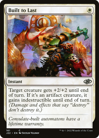 {C} Built to Last [Jumpstart 2022][J22 161]