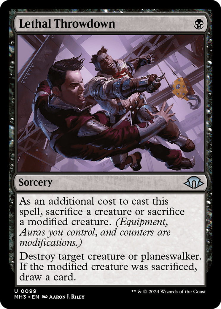 {C} Lethal Throwdown [Modern Horizons 3][MH3 099]
