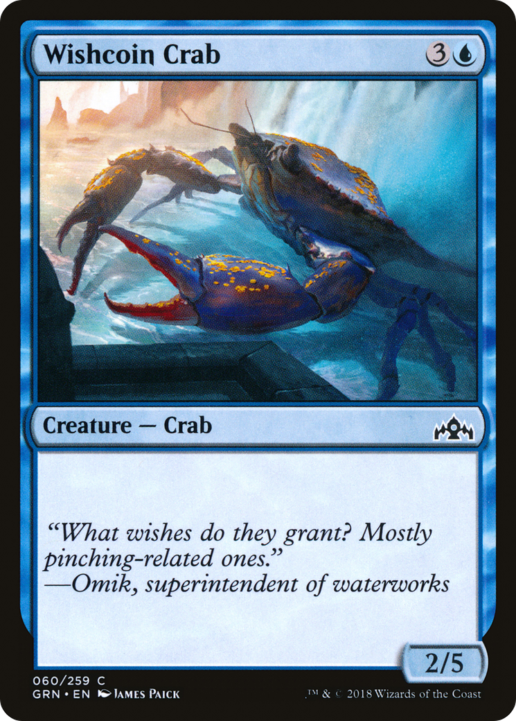{C} Wishcoin Crab [Guilds of Ravnica][GRN 060] - Misty Mountain Games