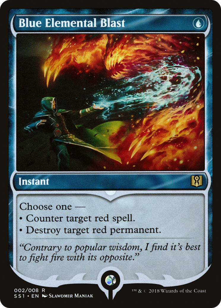 {R} Blue Elemental Blast [Signature Spellbook: Jace][SS1 002] - Misty Mountain Games