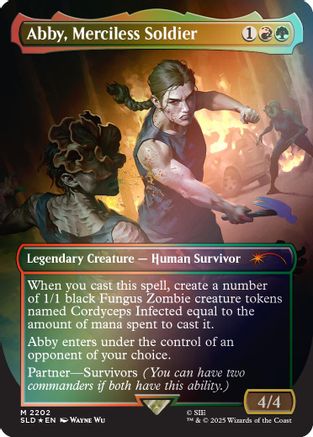Abby, Merciless Soldier (Rainbow Foil) [SLD-2202]  Foil