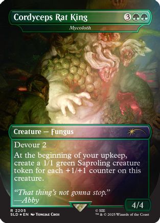 {R} Cordyceps Rat King - Mycoloth (Rainbow Foil) (Foil) [SLD 2205]