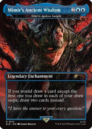 Mimir's Ancient Wisdom - Teferi's Ageless Insight [SLD-2214]  Foil