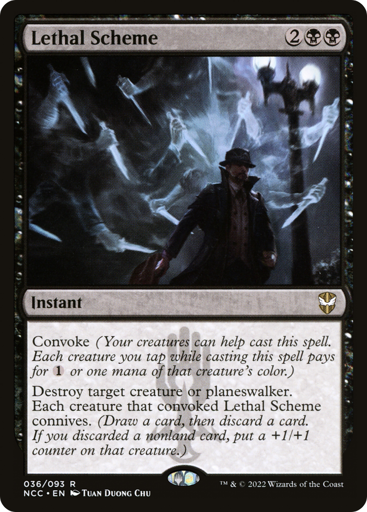 {R} Lethal Scheme [Streets of New Capenna Commander][NCC 036]