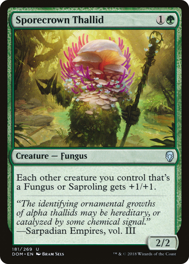 {C} Sporecrown Thallid [Dominaria][DOM 181]