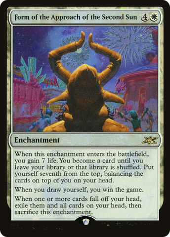 {R} Form of the Approach of the Second Sun (Galaxy Foil) [Unfinity][UNF 295]