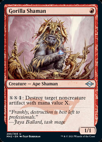 {C} Gorilla Shaman (Foil Etched) [Modern Horizons 2][ET MH2 280]