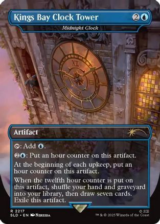 Kings Bay Clock Tower - Midnight Clock [SLD-2217]