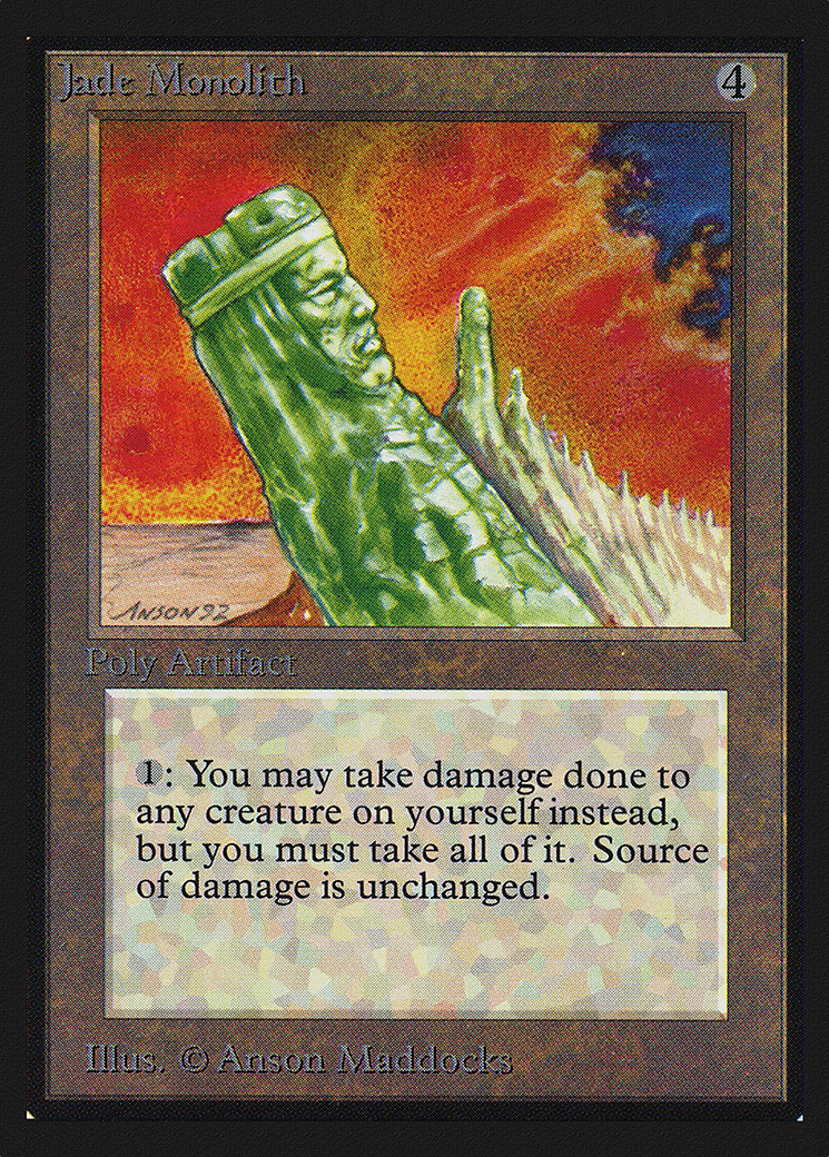 {R} Jade Monolith [Collectorsâ Edition][GB CED 253]