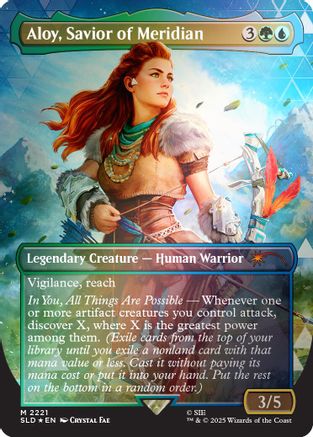 Aloy, Savior of Meridian (Rainbow Foil) [SLD-2221]  Foil