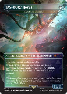 {R} FAS-BOR7 Horus - Blightsteel Colossus (Rainbow Foil) (Foil) [SLD 2223]