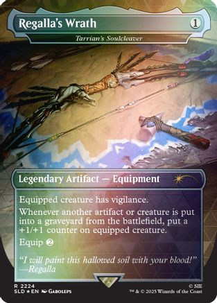 Regalla's Wrath - Tarrian's Soulcleaver (Rainbow Foil) [SLD-2224]  Foil