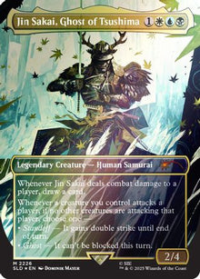 {R} Jin Sakai, Ghost of Tsushima (Rainbow Foil) (Foil) [SLD 2226]