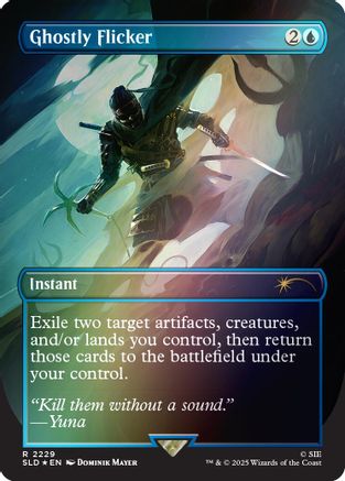 Ghostly Flicker (Rainbow Foil) [SLD-2229]  Foil