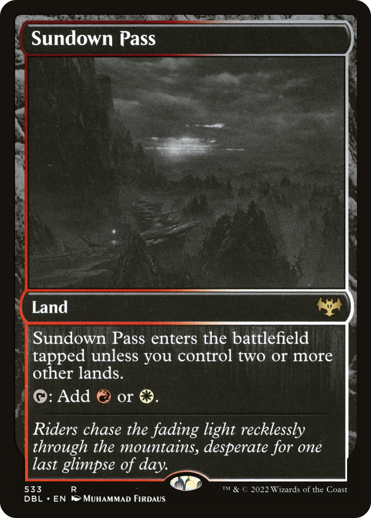 {R} Sundown Pass [Innistrad: Double Feature][DBL 533]