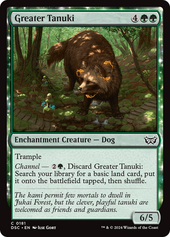 {C} Greater Tanuki [Duskmourn: House of Horror Commander][DSC 181]
