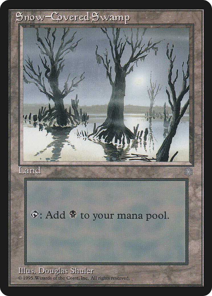 {B}[ICE 372] Snow-Covered Swamp [Ice Age]