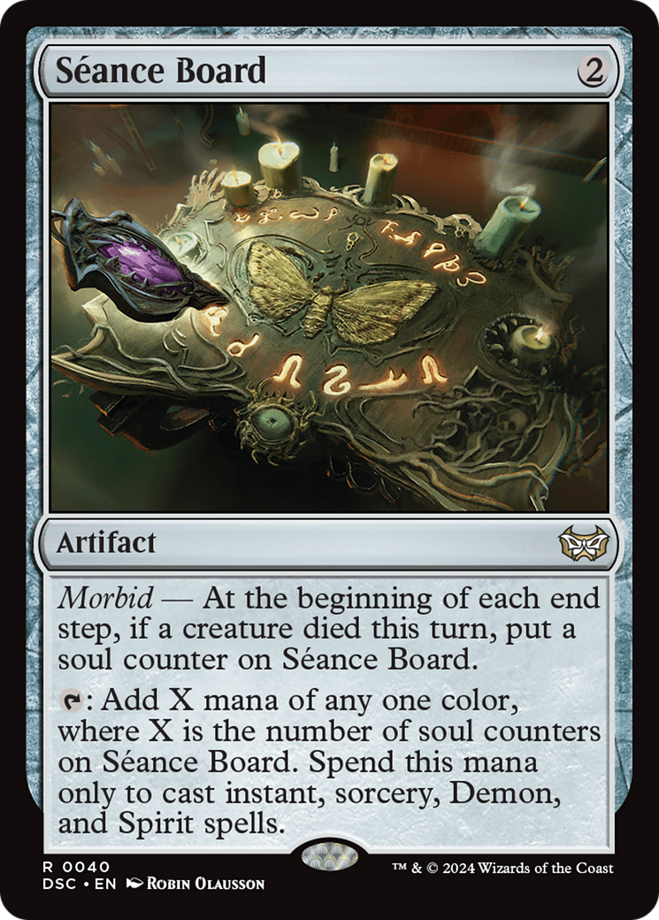 {R} Seance Board [Duskmourn: House of Horror Commander][DSC 040]