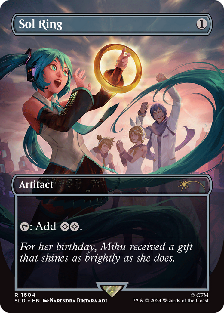 Sol Ring [SLD-1604]  (Borderless) Foil