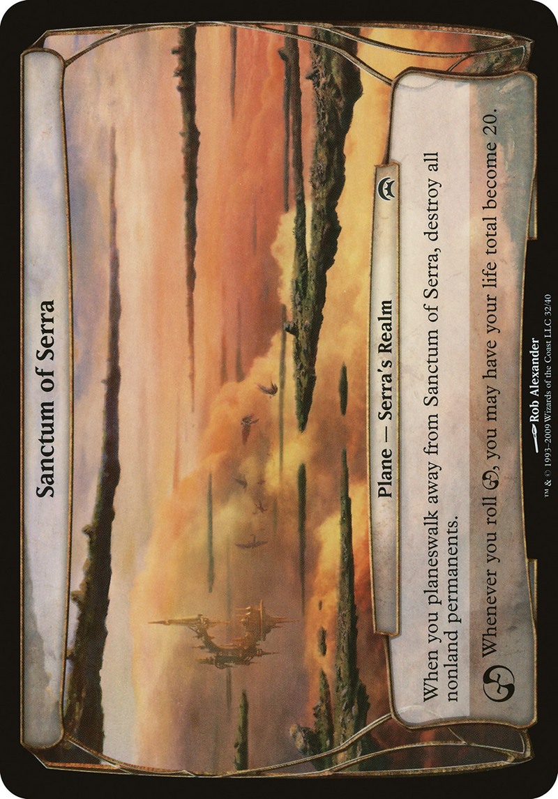 {O} Sanctum of Serra (Planes) [Planechase Planes][OVR HOP 032]