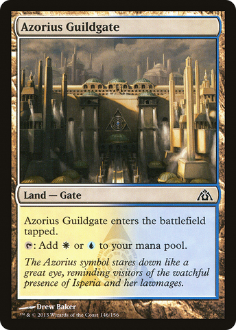 {C} Azorius Guildgate [Dragon's Maze][DGM 146]