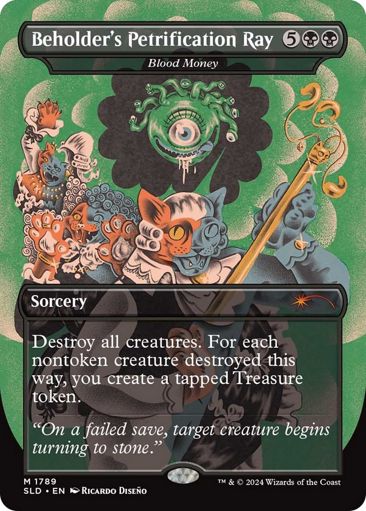 Blood Money [SLD-1789]  (Borderless) Foil