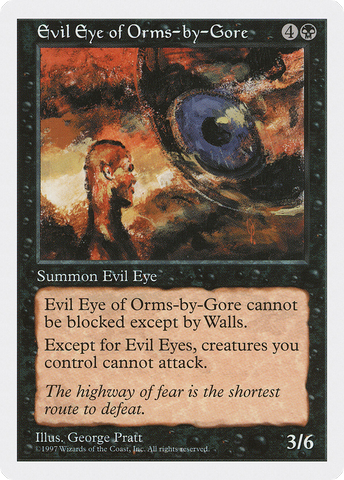 {C} Evil Eye of Orms-by-Gore [Fifth Edition][5ED 159]