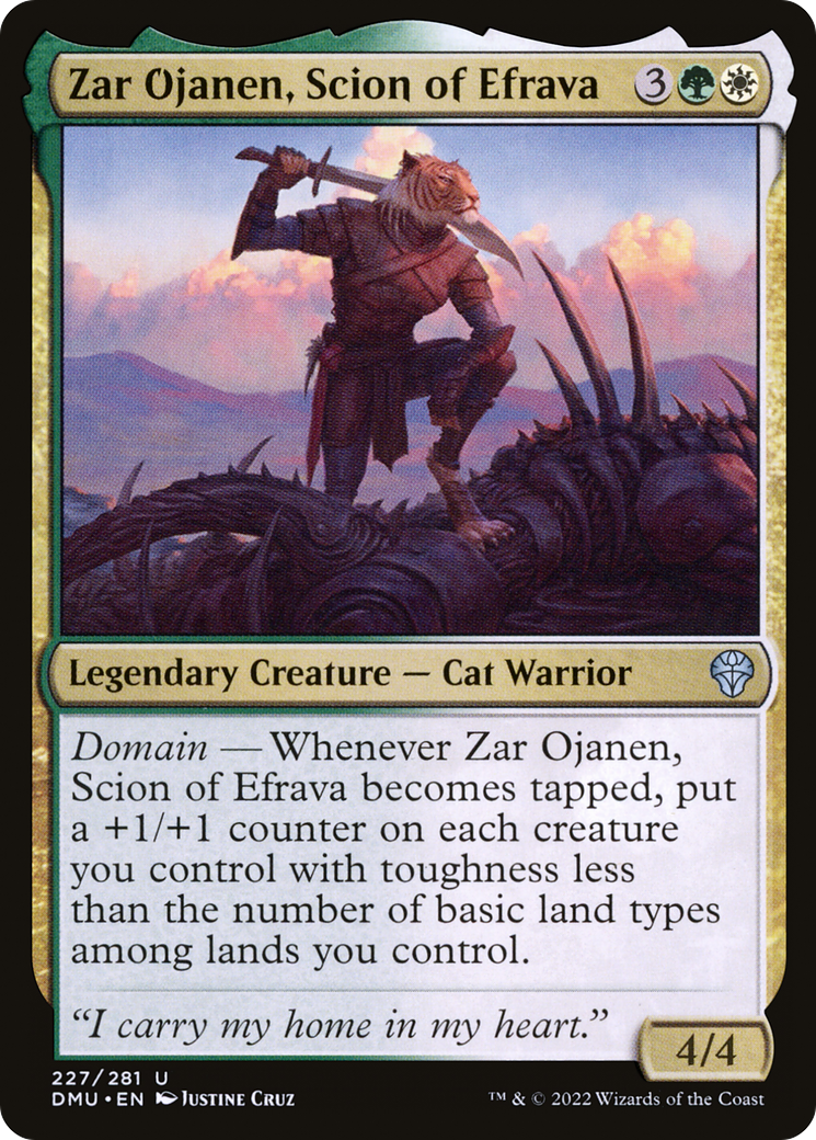 {C} Zar Ojanen, Scion of Efrava [Dominaria United][DMU 227]