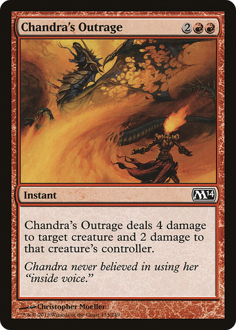 {C} Chandra's Outrage [Magic 2014][M14 133]