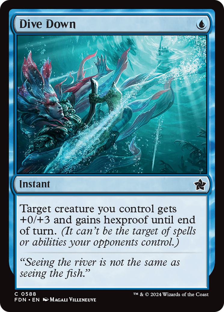 {@C} Dive Down [Foundations][FDN 588]