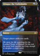 {R} Glimpse the Unthinkable (Borderless Alternate Art) [Double Masters 2022][2X2 378]