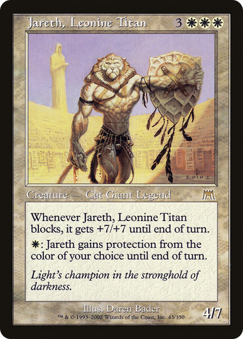 {R} Jareth, Leonine Titan [Onslaught][ONS 043]