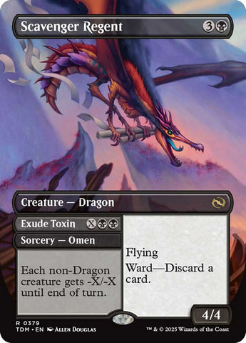 {@R} Scavenger Regent (Borderless) [Tarkir: Dragonstorm][TDM 379]
