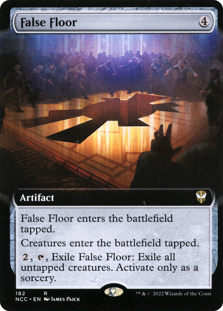 {R} False Floor (Extended Art) [Streets of New Capenna Commander][NCC 182]