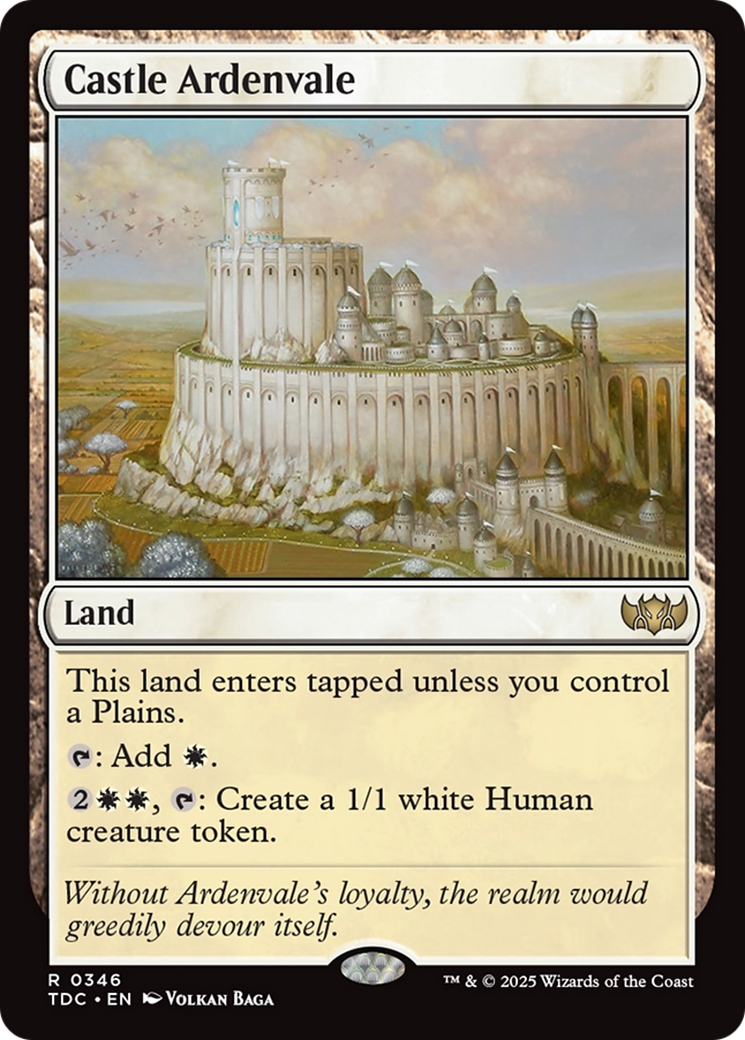 {R} Castle Ardenvale [Tarkir: Dragonstorm Commander][TDC 346]