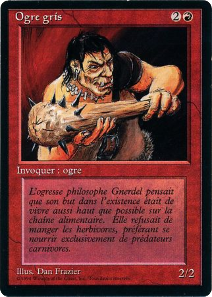 {F} Gray Ogre [Foreign Black Border][FBB 3ED 157]