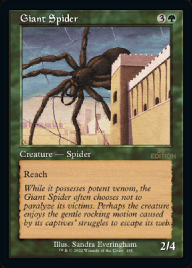 {C} Giant Spider (Retro) [30th Anniversary Edition][30A 491]