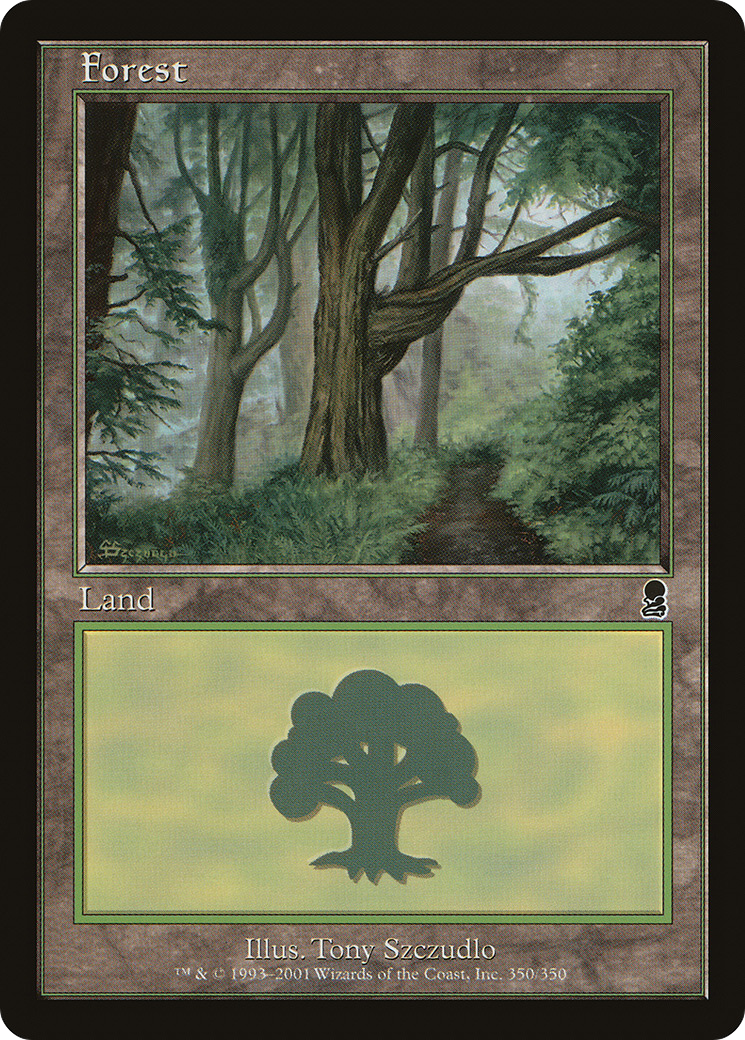 {B}[ODY 350] Forest (350) [Odyssey]