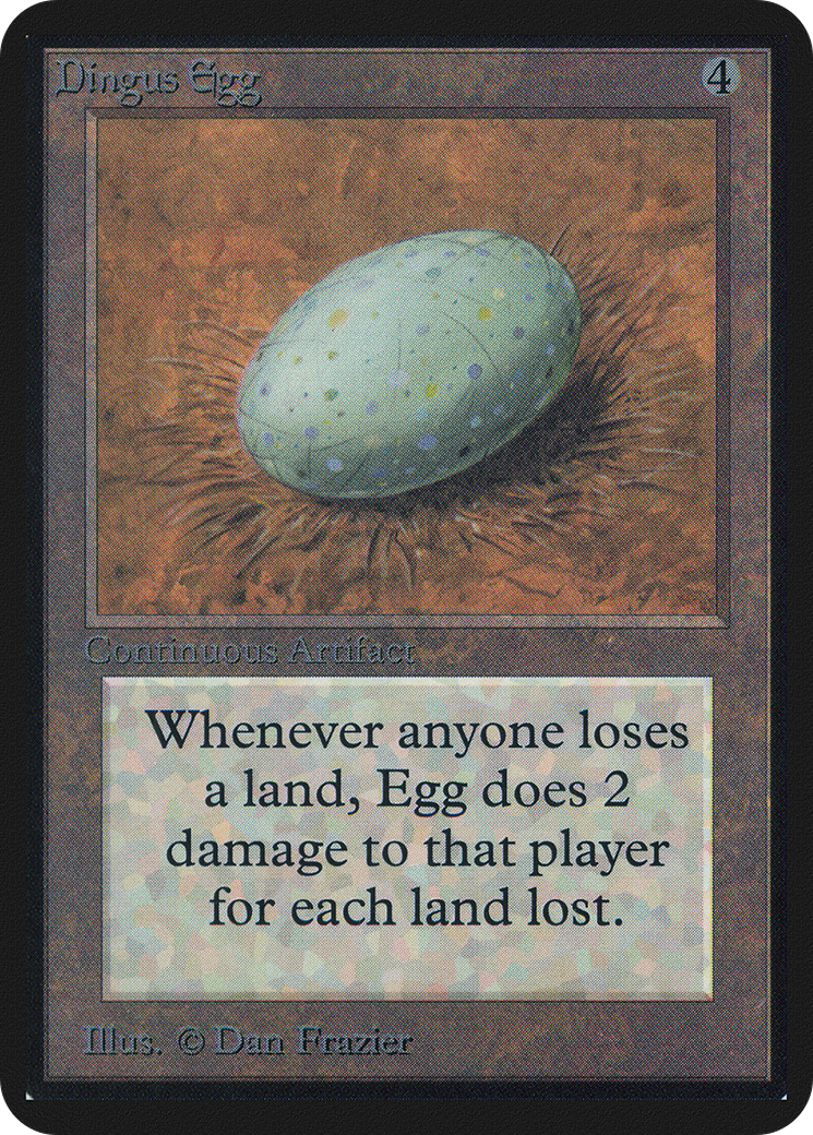 {R} Dingus Egg [Alpha Edition][LEA 241] - Misty Mountain Games