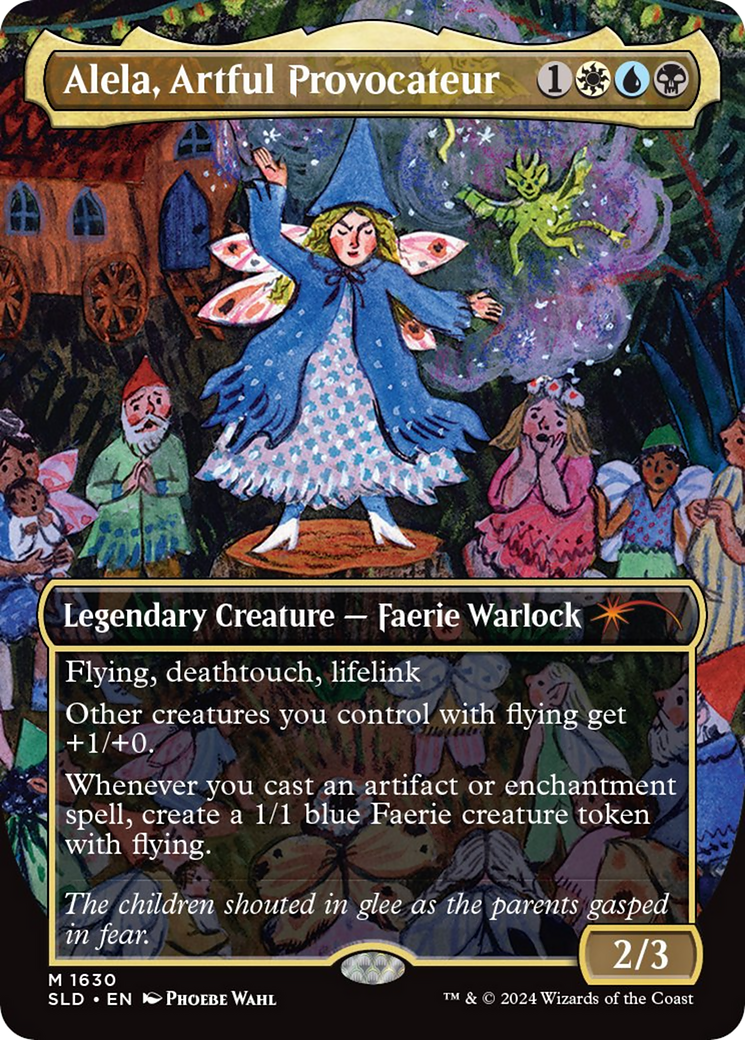 {R} Alela, Artful Provocateur (1630) (Rainbow Foil) [Secret Lair Drop Series][RBF SLD 1630] - Misty Mountain Games