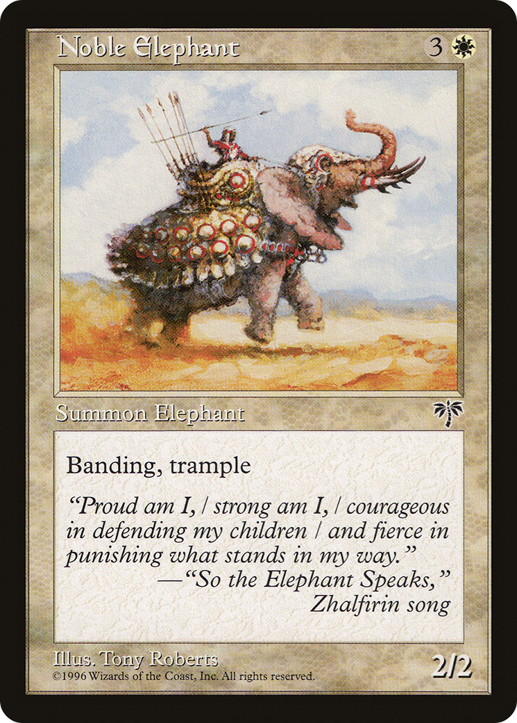 {C} Noble Elephant [Mirage][MIR 030]