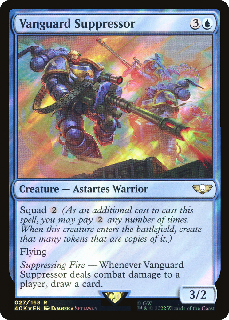 {R} Vanguard Suppressor (Surge Foil) [Universes Beyond: Warhammer 40,000][SF 40K 027]