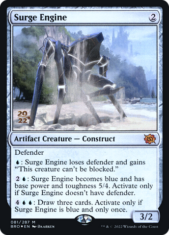 {R} Surge Engine [The Brothers' War: Prerelease Promos][PR BRO 081]