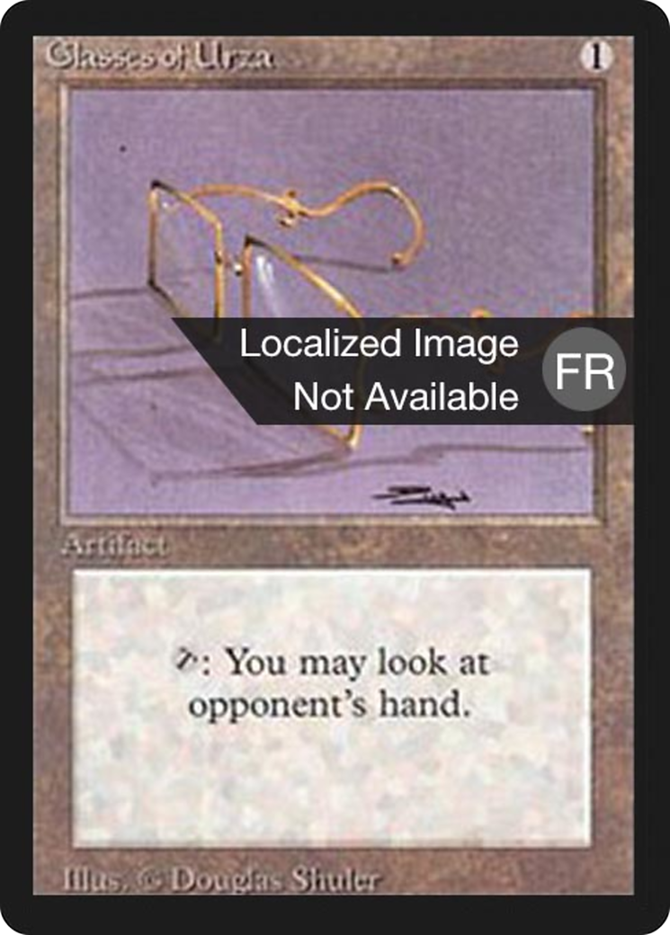 {F} Glasses of Urza [Foreign Black Border][FBB 3ED 249]