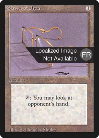 {F} Glasses of Urza [Foreign Black Border][FBB 3ED 249]