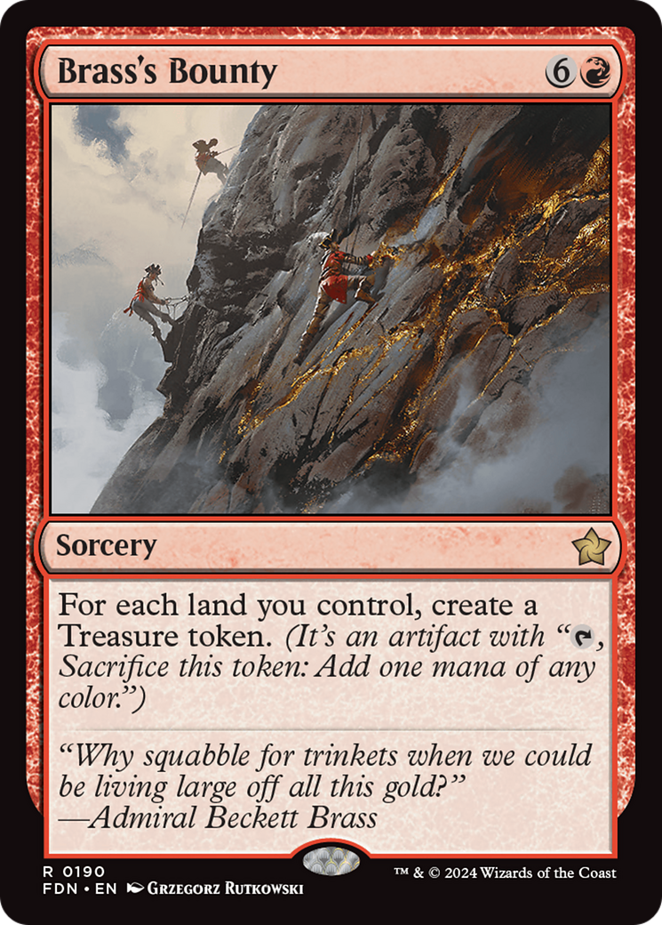 {@R} Brass's Bounty [Foundations][FDN 190]