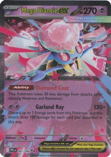[PKM] Mega Diancie ex (041/094) [Mega Evolution: Phantasmal Flames]