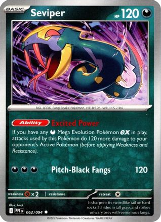 [PKM] Seviper (062/094) [Mega Evolution: Phantasmal Flames]